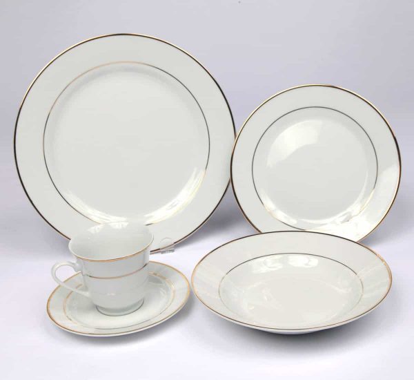 Gold Rim – Luncheon Plate 8 inch per dozen