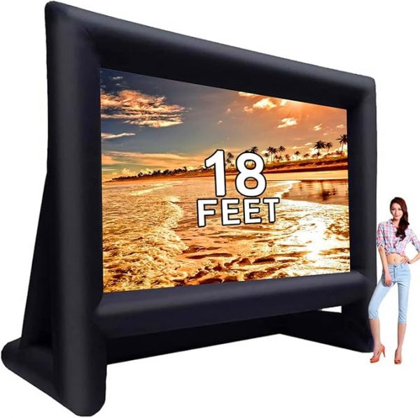 Inflattable Outdoor Rental / Projector Screen 18ft