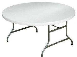 Table – 60″ Round Plastic (Seats 8-10)
